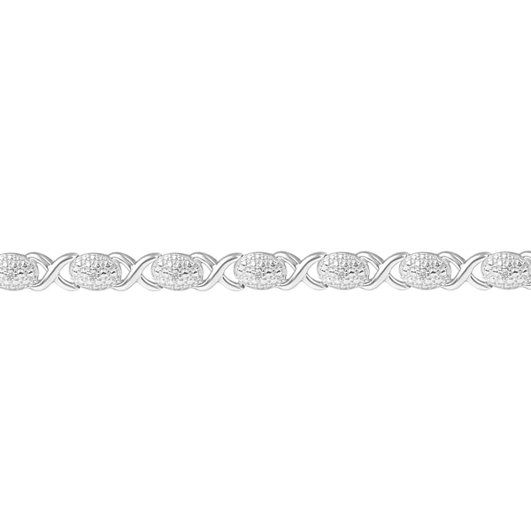 Tennis Bracelet in 925 Sterling Silver affordable fine jewelry