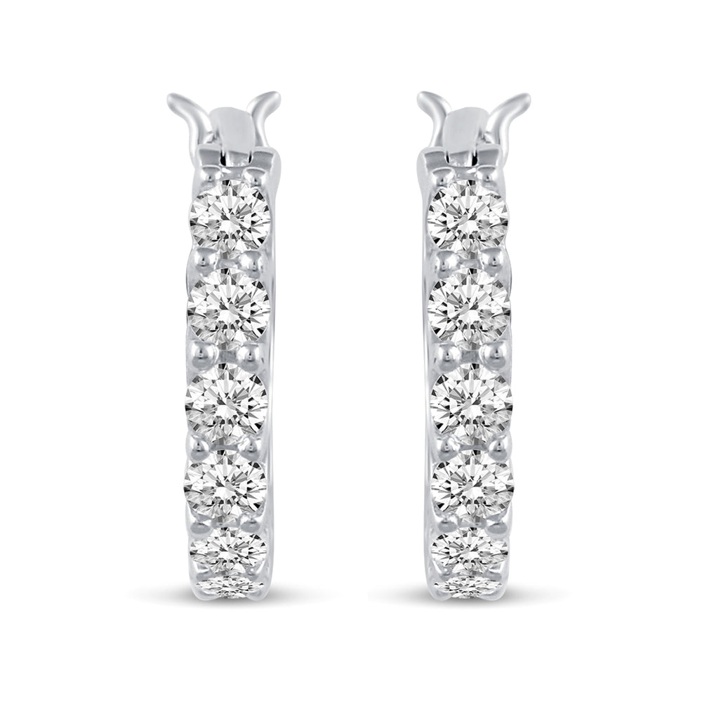 Hoop Luxury Earrings Haggiess in 925 Sterling Silver