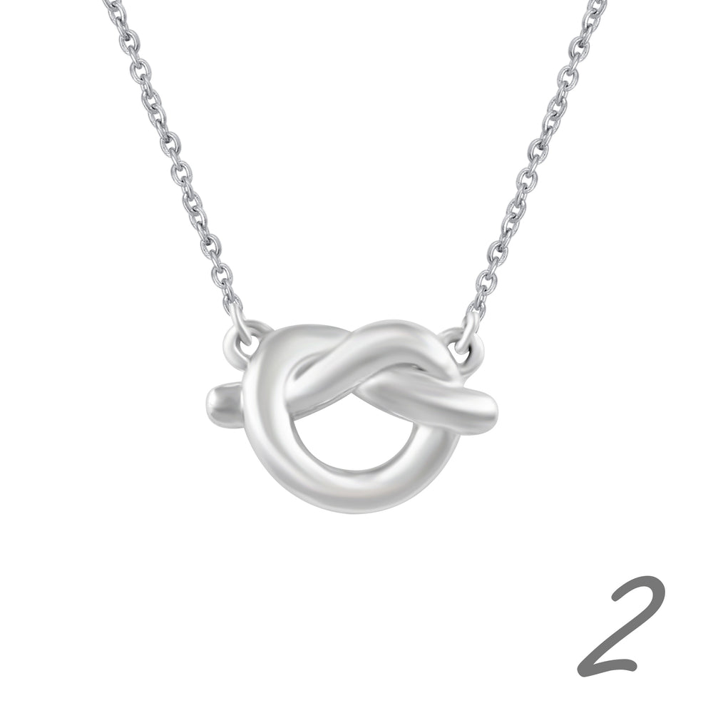 Heart Necklace Pendant in 925 Sterling Silver