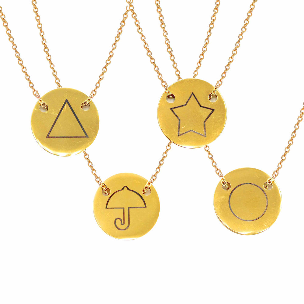 Sugar Honeycomb Pendant Necklace set in Silver Plating