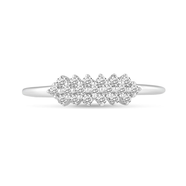 Cluster Bar Ring in 925 Sterling Silver new york brand affordable