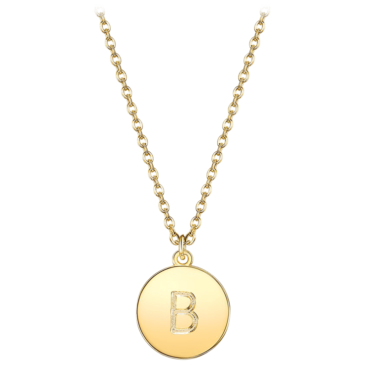 18K YELLOW GOLD TINY TREASURES SCRIPT INITIAL 'B' NECKLACE - Roberto Coin -  North America