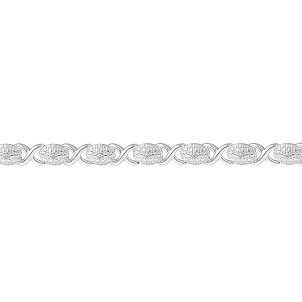 Tennis Bracelet in 925 Sterling Silver affordable fine jewelry