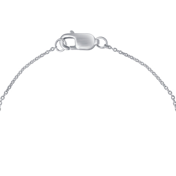 Floating Tiny Love Heart Simple Necklace Pendant in 925 Sterling Silver - Prime and Pure