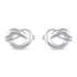 Mini Heart Knot Swirl Pretzel Bow Stud Earrings silver925 jewelry primeandpure