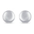 Solid Disk Plain Circle Round Stud Earrings silver925 primeandpure