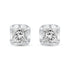 Princess Cut Petite Studs Earrings in 925 Sterling Silver