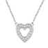 Open Heart Love Necklace Pendant silver925 jewelry primeandpure