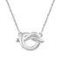 love knot necklace pendant jewelry primeandpure