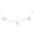MOM 1/20 Cttw CZ Pendant Necklace Set in 925 Sterling Silver