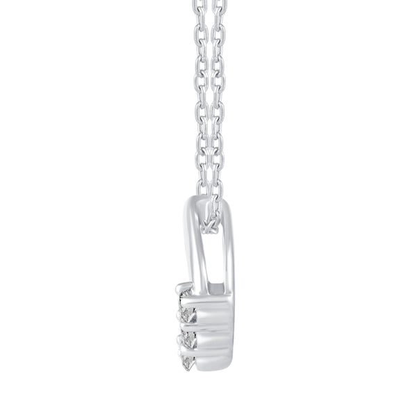 1/10 Cttw CZ Open Hexagon & Square Jewelry Collection in 925 Sterling Silver (Select style)