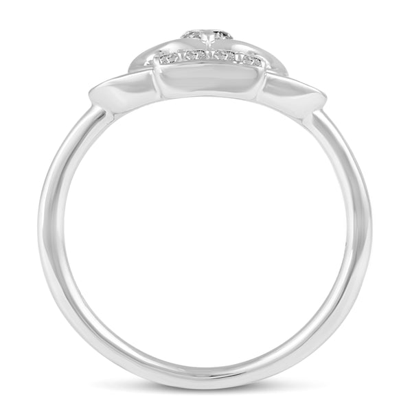 Crown of Beauty Tiara Ring in 925 Sterling Silver - Prime and Pure