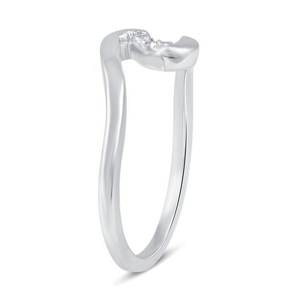 Wave Pave Ring in 925 Sterling Silver - Prime and Pure