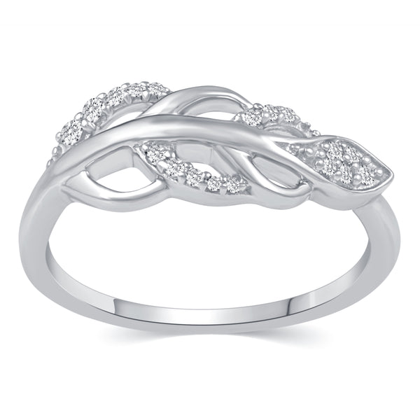 Feather Open Leaf Pave Ring in 925 Sterling Silver Jewelry popular newyork fine affordable 