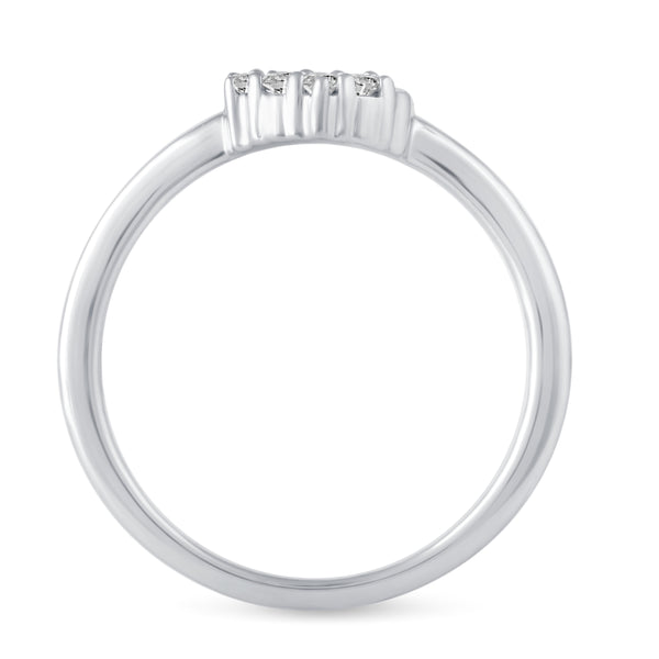 1/10 Cttw CZ Open Hexagon & Square Jewelry Collection in 925 Sterling Silver (Select style)